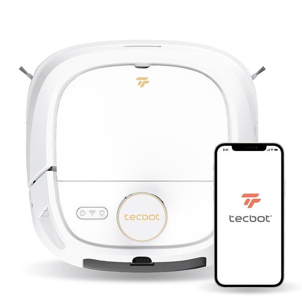 Прахосмукачка робот Tecbot M1 Pro с бял цвят и самопочистващ моп

7.
